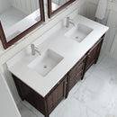 James Martin Brittany 60" Double Bathroom Vanity, Burnished Mahogany