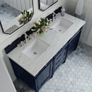 James Martin Brittany 60" Double Bathroom Vanity, Victory Blue