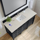 James Martin Brittany 60" Single Bathroom Vanity, Black Onyx