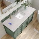 James Martin Brittany 60" Single Bathroom Vanity, Smokey Celadon
