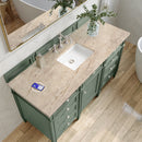 James Martin Brittany 60" Single Bathroom Vanity, Smokey Celadon