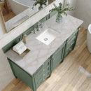 James Martin Brittany 60" Single Bathroom Vanity, Smokey Celadon