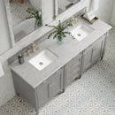 James Martin Brittany 72" Double Bathroom Vanity, Urban Gray
