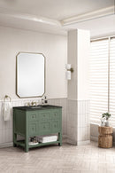 James Martin Breckenridge 36" Single Bathroom Vanity, Smokey Celadon