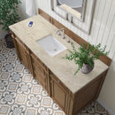 James Martin Bristol 60" Single Bathroom Vanity, Saddle Brown