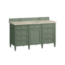 James Martin Brittany 60" Single Bathroom Vanity, Smokey Celadon