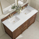 James Martin Lorelai 60" Double Bathroom Vanity, Mid-Century Walnut