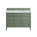 James Martin Brittany 48" Single Bathroom Vanity, Smokey Celadon