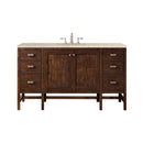 James Martin Addison 60" Single Bathroom Vanity, Mid-Century Acacia