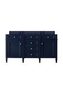 James Martin Brittany 60" Double Bathroom Vanity, Victory Blue