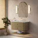 James Martin Allamari 36" Floating Single Bathroom Vanity, Dune Mist