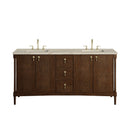 James Martin Kinnsden 72" Double Bathroom Vanity, Sable Oak