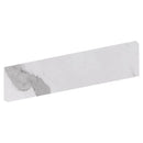 Calacatta Bright Polished Bullnose Marble Look Porcelain Base 4x24