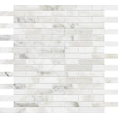 Calacatta Gold Honed 5/8x3 Marble Mosaics 12x12