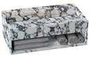 Wall Mount Calacatta Viola Marble Bathroom Sink With Storage