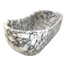 Calacatta Viola Marble Bathtub - Hand Carved Soaking 34x70x26