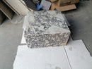 Calacatta Viola Marble Rectangular Prism Block Design Coffee Table (W)24" (L)24" (H)12" side view