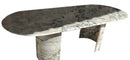 Calacatta Viola Marble Oval Dining Table - Polished 36x88 inch