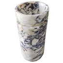 Calacatta Viola Marble Pedestal Bathroom Sink 18x18 Polished