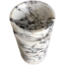Calacatta Viola Marble Pedestal Bathroom Sink 18x18 Polished