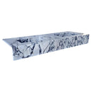 Calacatta Viola Double Sink Vanity 67 Inch Marble Bathroom