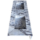 Calacatta Viola Marble Handcrafted Wall-Mount Bathroom Double Basin Vanity Sink (W)22" (L)67" (H)8"