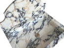 Custom Calacatta Viola Marble Wall-Mount Bathroom Sink 18X24 With Backsplash