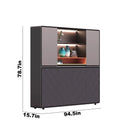 Lisse · Office Shelves w/ Integrated Lighting & Storage Cabinets