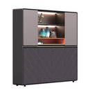 Lisse · Office Shelves w/ Integrated Lighting & Storage Cabinets