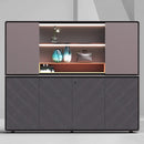 Lisse · Office Shelves w/ Integrated Lighting & Storage Cabinets