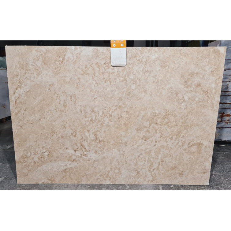 cappuccino beige marble slabs polished 2cm 1 slab front view