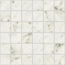 Carrara Blanco Natural 2x2 Marble Look Porcelain Mosaics 12x12