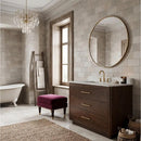 Carrara Contour Warm Walnut Bathroom Vanities 37x22