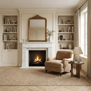 Carrara White Marble Fluted Fireplace Mantel - Polished Finish 70 Wide by 52 Tall