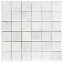 Carrara White Marble Polished Mosaic Floor and Wall Tile - Livfloors Collection