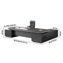 Caspian · Modern L-Shaped Executive Desk
