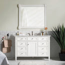 James Martin Brittany 48" Single Bathroom Vanity, Bright White