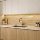 Cedro Gloss/matte Interlocking Slides Glass Mosaics 12x12