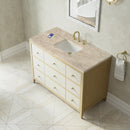 James Martin Celeste 48" Single Bathroom Vanity, Sunwashed Oak with Embossed Shagreen Drawer Fronts