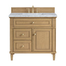 James Martin Lorelai 36" Single Bathroom Vanity, Light Natural Oak