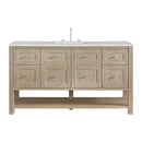 James Martin Breckenridge 60" Single Bathroom Vanity, Whitewashed Oak