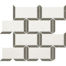 Champagne, Bosphorus Honed Cascade Limestone Mosaics 9 5/8x11 13/16