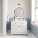 James Martin Chicago 36" Single Bathroom Vanity, Glossy White