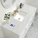 James Martin Chicago 48" Single Bathroom Vanity, Glossy White