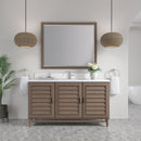 James Martin Portland 60" Single Bathroom Vanity, Whitewashed Walnut
