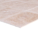 classic light beige travertine tile 12x24 Honed Filled profile view