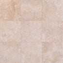 classic light beige travertine tile 24x24 Honed and Filled 9 tiles top view