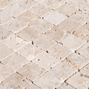 classic travertine 4x4 Rustic angleview