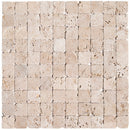 classic travertine 4x4 Rustic topview