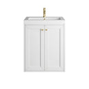 James Martin Chianti 24" Single Bathroom Vanity, Glossy White